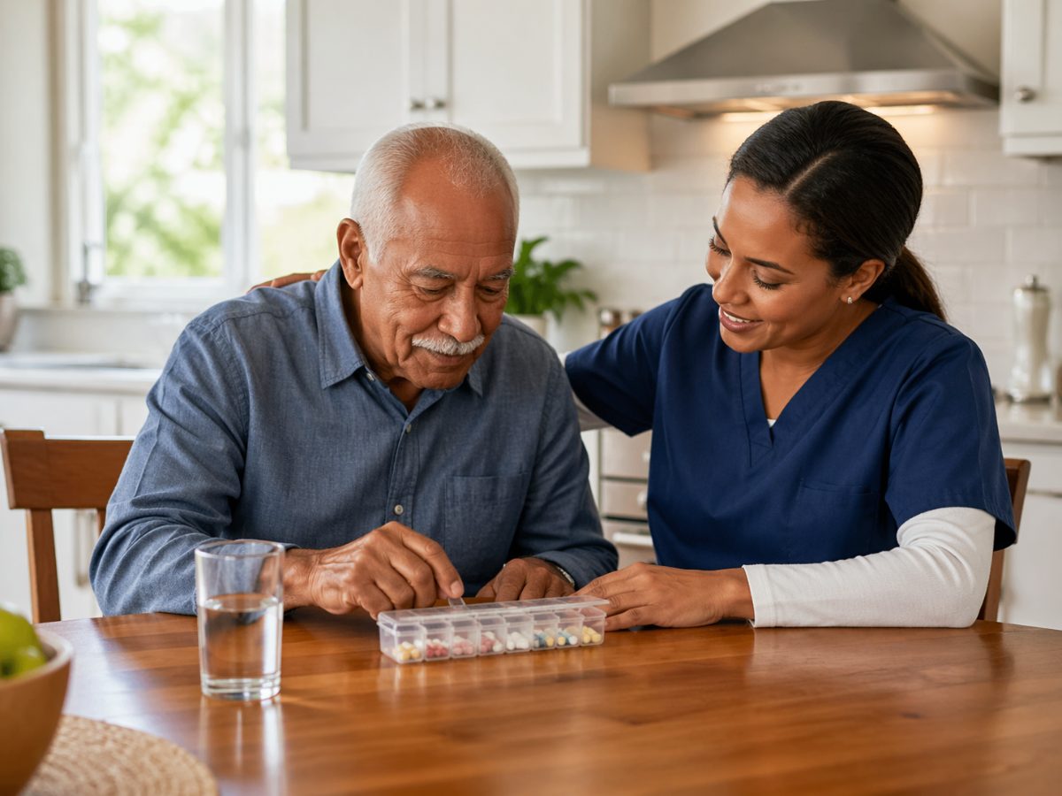 Pill organizer and medication reminders
